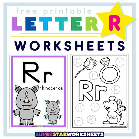 Letter R Worksheets