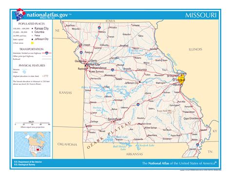 Printable Map Of Missouri - Printable Word Searches