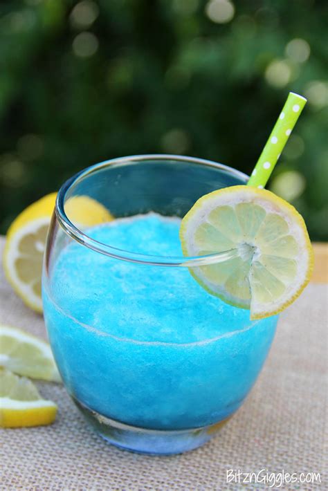 Blue Raspberry Lemonade Jello Slush