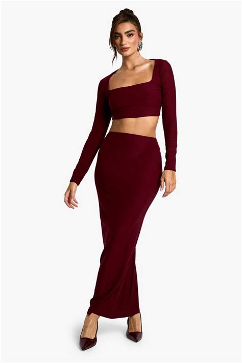 Soft Touch Maxi Skirt | boohoo USA