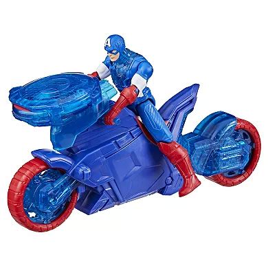 Hasbro Marvel Avengers Epic World of Action Captain America Shield-Shot ...