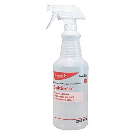 DIVERSEY, Spitfire SC Power Cleaner, 32 oz Container Capacity, Trigger ...
