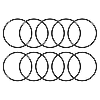 uxcell O-Rings Nitrile Rubber 45mm x 49mm x 2mm Seal Rings Sealing ...