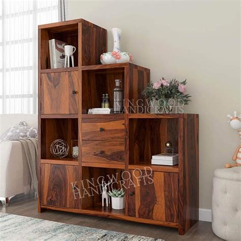 KINGWOOD FURNITURE Bremen Step Up Bookcase | Showcase | Bookshelf ...