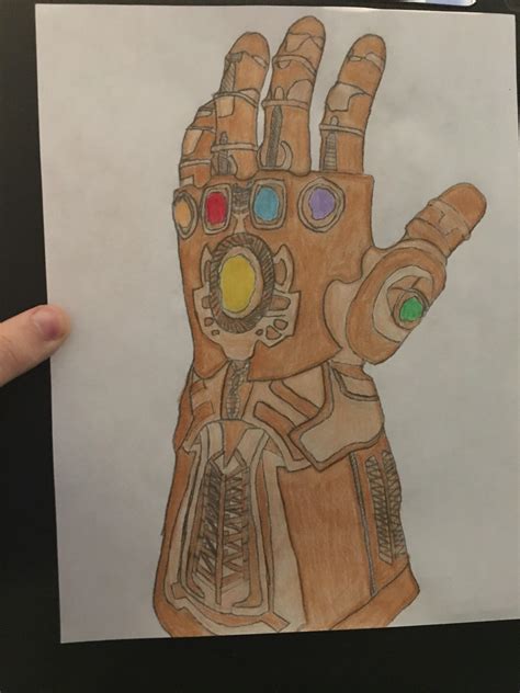 Infinity Gauntlet Tutorial Drawing 的图像结果