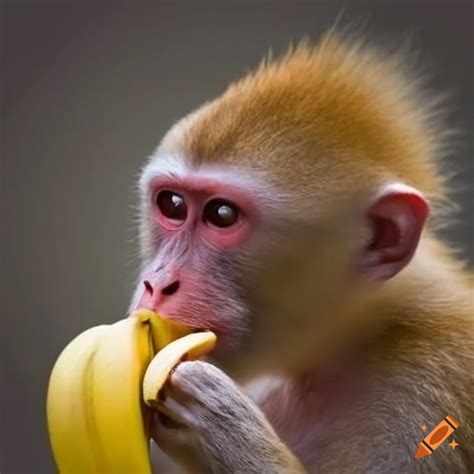 Monkey holding a banana on Craiyon