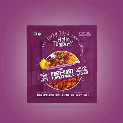 Spicy Peri Peri Tempeh Cubes - Buy Peri Peri Marinated Tempeh Online ...