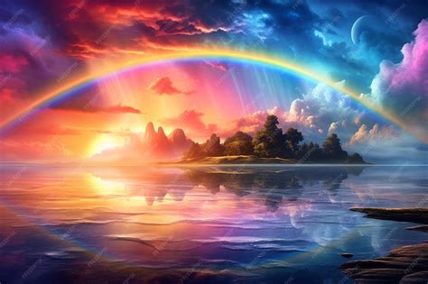 Premium Photo | Rainbows are the most beautiful thing in the world.