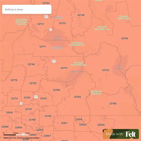 Orange County Zip Code Map Florida