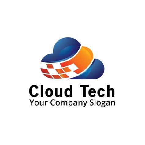 Cloud Tech Logo | Gratis Vector