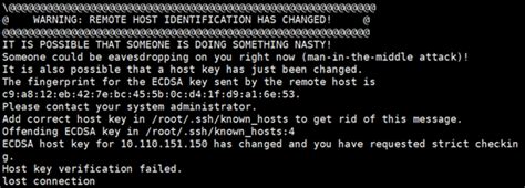 scp执行WARNING: REMOTE HOST IDENTIFICATION HAS CHANGED!错误解决_没有最好，只有更好 ...