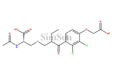 Ethacrynic Acid Mercapturate (Mixture of diastereomers | CAS No- 54546 ...