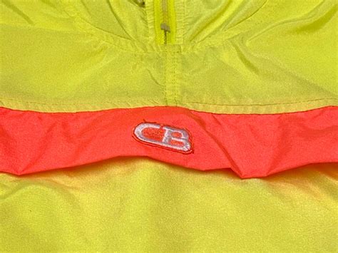 90s CB SPORTS ナイロン アノラック プルオーバー ジャケット 【L】イエロー | BACK IN THE DAYZ.