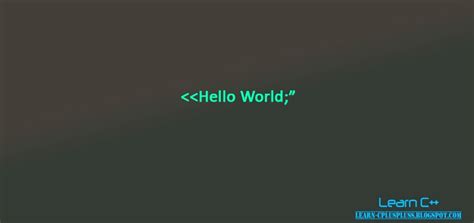 Hello World Using C 的图像结果