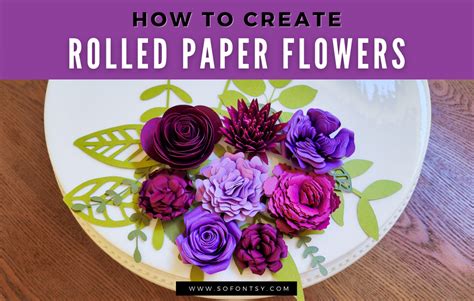 How to Make Rolled Paper Flowers 的图像结果