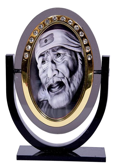 Sigaram Showpiece for Home Decor (Sai Baba Photo for Car Dashboard ...