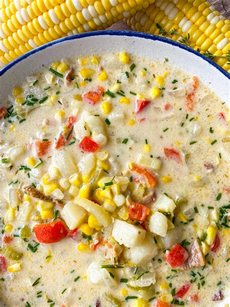 Best New England Corn Chowder Recipe - Tastefully Grace
