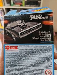 Fast & Furious Pack of 5 | 70 Dodge Charger RT | 1966 Chevrolet Impala ...
