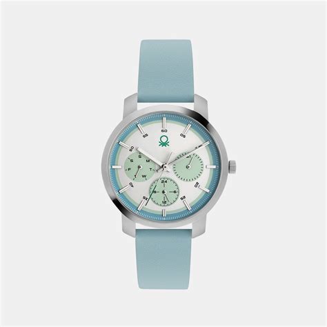 UCB Signature Women Blue Leather Watch UWUCL0500 – Just In Time