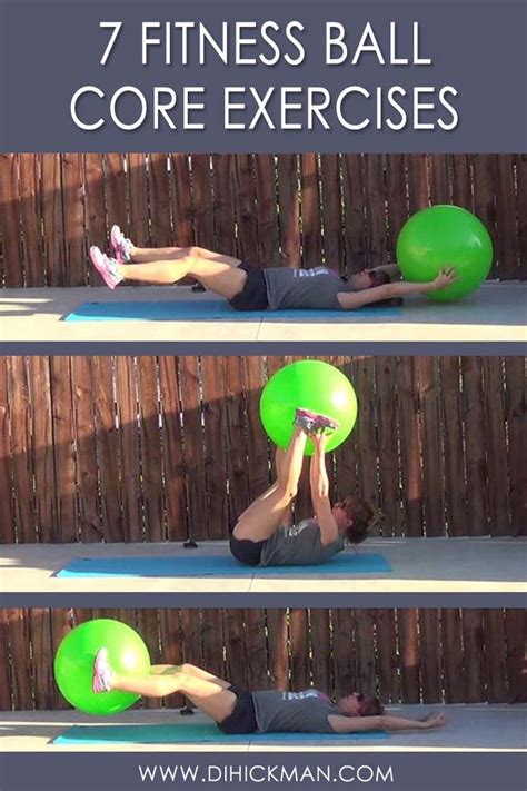Exercise Ball Core Exercises 的图像结果