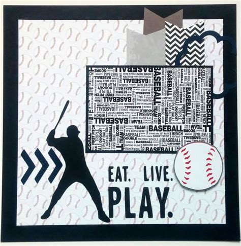 Baseball Scrapbook Paper 的图像结果