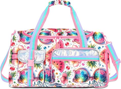 Amazon.com | Kids Duffle Bag Girls Travel Bag Boys Overnight Bag for ...