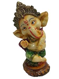 Buy Puja N Pujari Dancing Ganesha/Ganapathi Showpiece Idol for Home ...