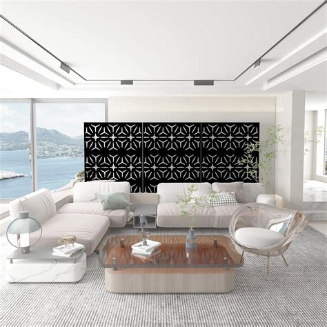 Buy Nisong Privacy Screen Outdoor Decorative Metal Fence Screens and ...