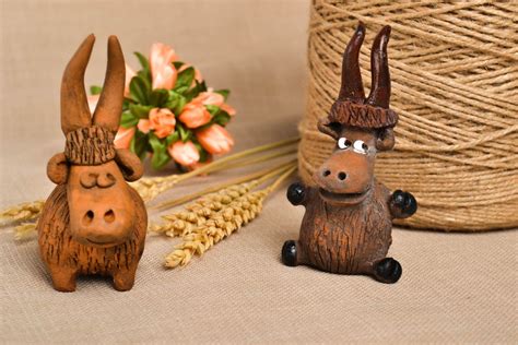 Купить Фигурки ручной работы коллекционные фигурки 2 штуки статуэтки ...