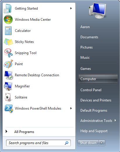 Image result for View Start Menu Windows 7