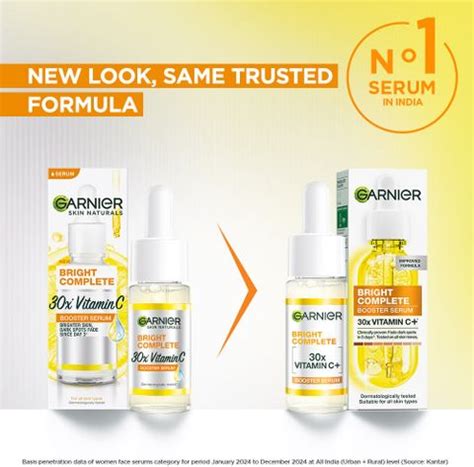 GARNIER Vitamin C + Face Serum for Skin Brightening with 2% Niacinamide ...