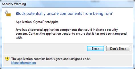 Java Blocked Website Applet 的图像结果