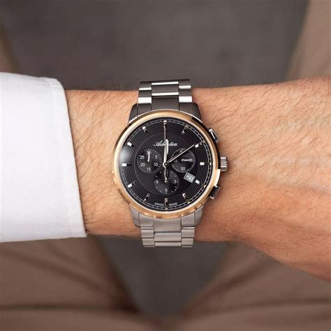 Adriatica Men Black Chronograph Watch A8307.R114CH – Just In Time