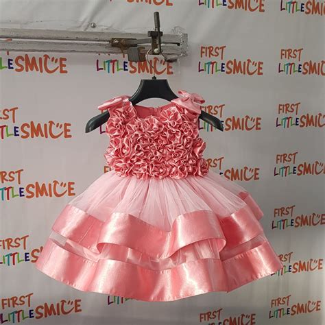 Beaded Fluffy Birthday Party Dress – First Little Smile