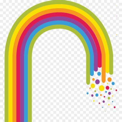 Curved Rainbow Transparent Background - Pngsource