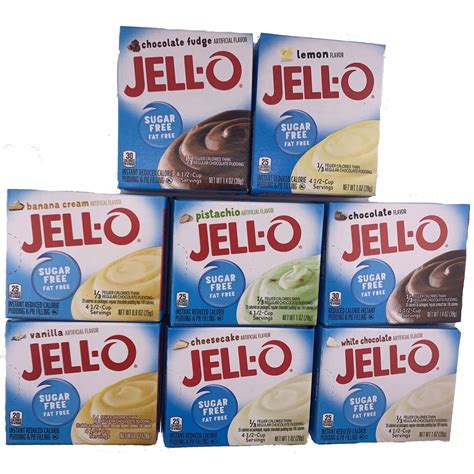 Jell-O Sugar-Free Gelatin And Pudding Cups Variety Pack at Ernest ...
