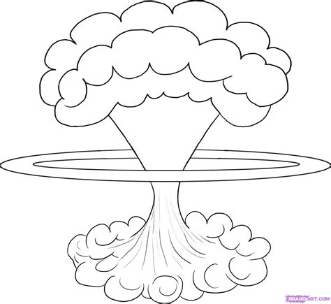 Nuclear Bomb Drawing at PaintingValley.com | Explore collection of ...