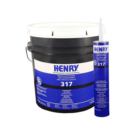 HENRY 317 Multipurpose Construction Adhesive strong early grab