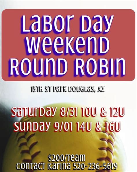 Round Robin, 15th Street Park, Douglas, AZ, 31 August 2024 | AllEvents.in