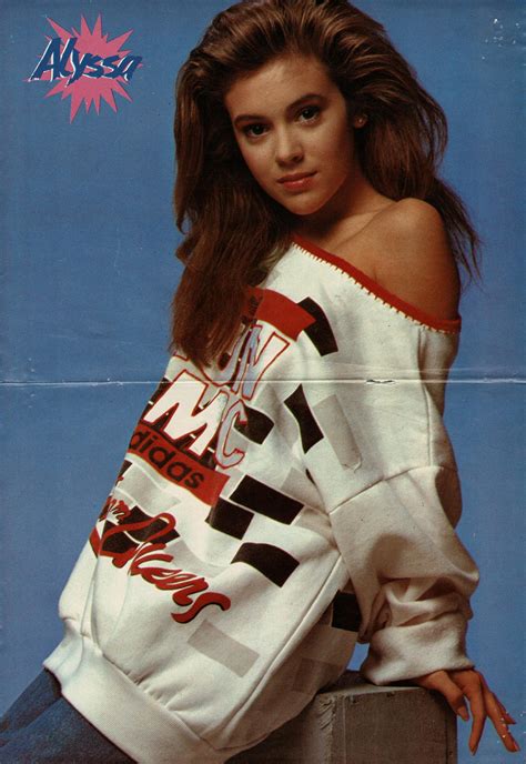Alyssa Milano Adidas Run DMC Sweatshirt Tutti Frutti Poster | 80s ...