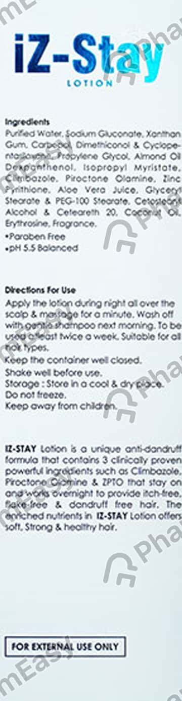 Buy IZ STAY LOTION 100ML Online & Get Upto 60% OFF at PharmEasy