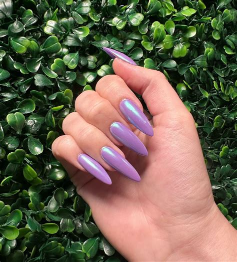 Purple Chrome Nails: 35+ Designs That Will Turn Heads - Nail Designs Daily