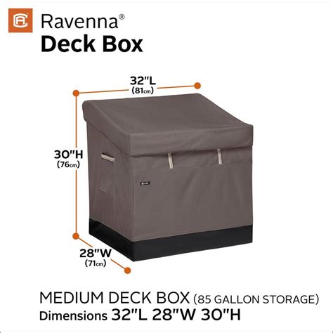 Ravenna 85 Gal. Weatherproof Outdoor Storage Deck India | Ubuy