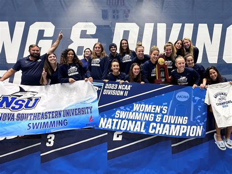 Congratulations to Nova S'eastern Women, the 2023 NCAA Division II Champions