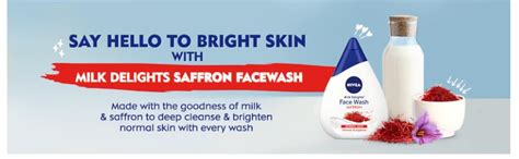 Nivea Face Wash for Normal Skin, Milk Delights Saffron, 100 ml : Amazon ...