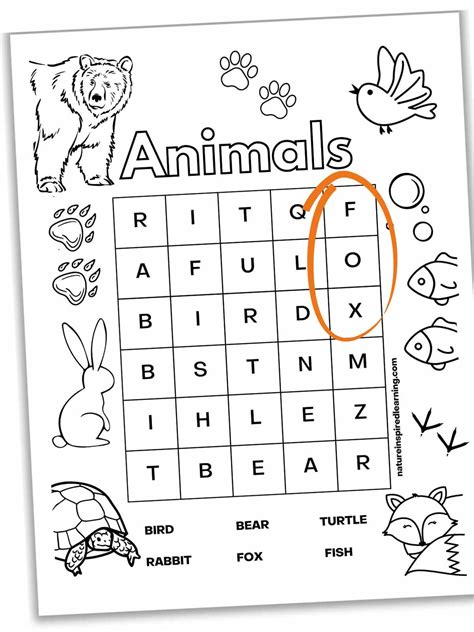 Free free printable kindergarten word search worksheets, Download Free ...
