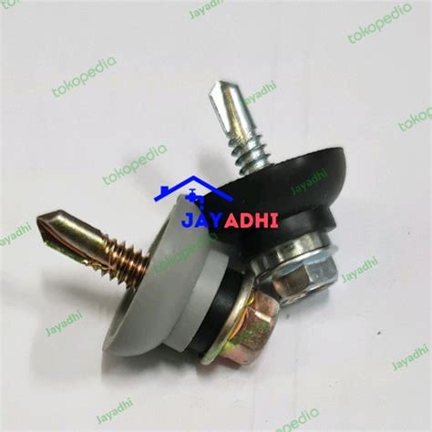 Jual SDS Roofing / Skrup Atap + Rubber Seal Karet ECERAN per bj - 25mm ...