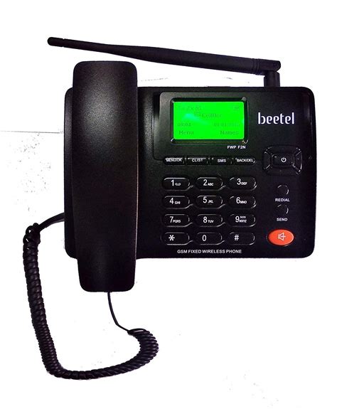Beetel Fixed wireless phone Dual SIM F2N, Black : Amazon.in: Electronics