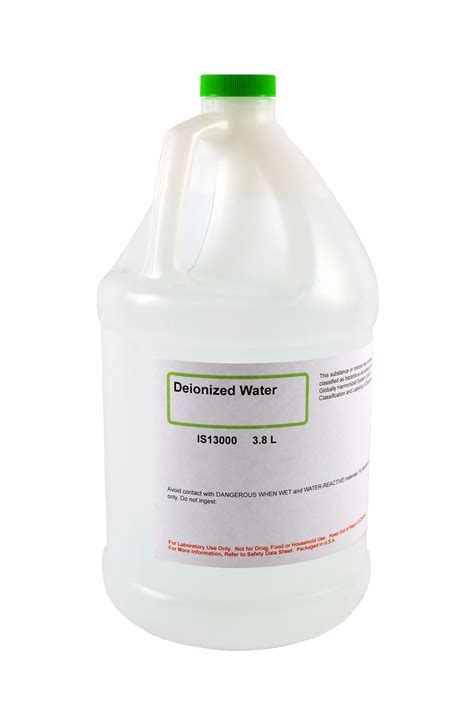 Deionized Water (Distilled Water) 3.8L - Nebraska Scientific