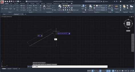 Image result for Drawing with Line Command in AutoCAD with Keyboard